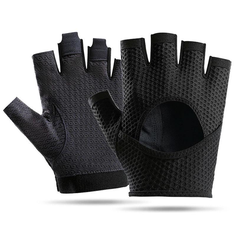 Fitness gloves men and women half finger outdoor sports non-slip and wear-resistant