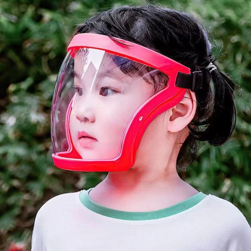 Anti-Fog Kids Anti-Splash Face Mask Adjustable Full Face Goggles  Children