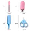 20pcs/8pcs Box Baby Care Kit Baby Grooming Set Thermometer Nail Trimmer Brush Nasal Aspirator Portable EVA Case New Mom Must Have Infant Care Supplies