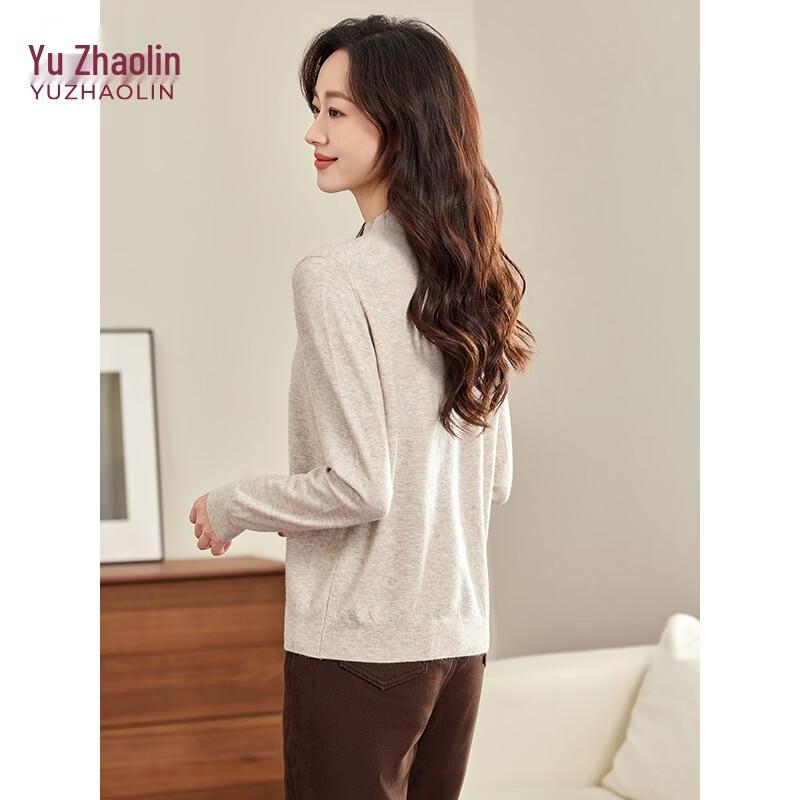 YUZHAOLIN Women's Mock Neck Knitted Sweater