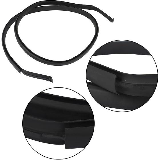 2PCS Black Roof Trim Molding Sealing Strip Left and Right Kit Replacement for Corolla 2009 2010 2011 2012 2013