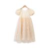 Girl's Dress Summer Bubble Sleeve Mesh Dress 2023 Children's Princess Dress