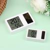 Solar Powered Thermometers Mini High Accuracy Digital Temperature Humidity Portable Measurement Meter Gauge Hygrometer