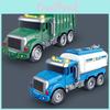 Garbage And Sprinkler Truck Model Children Toy With Storytelling Function For Kids Educational Play Toy