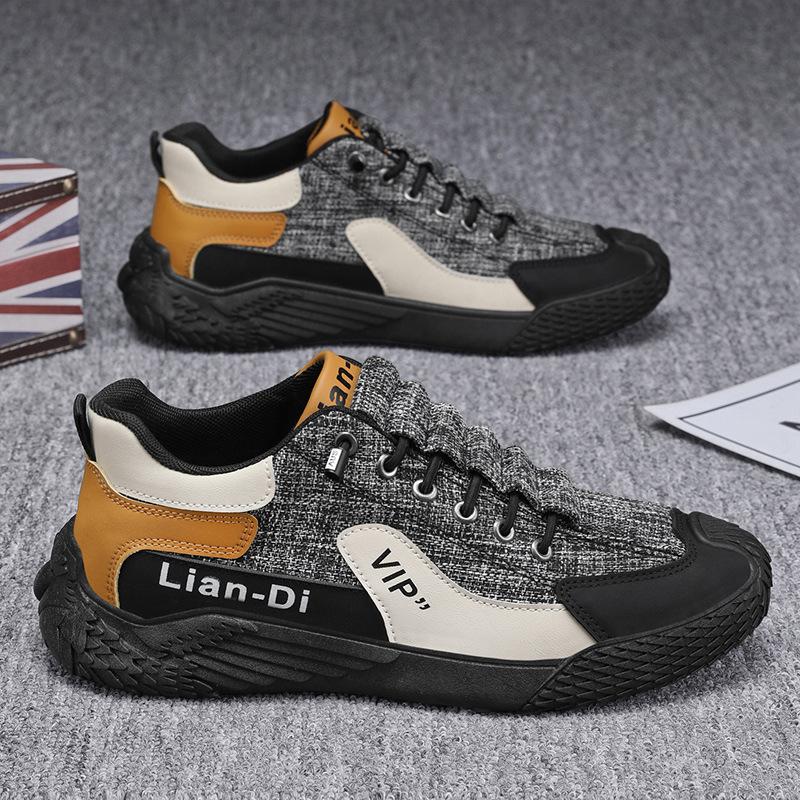 2025 autumn new men's casual single shoes trend men's shoes British style sports fashion versatile youth shoes