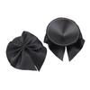 1 Pair Chest Patches Anti-exposure Bow And Sequin Decor Nipple Covers Reusable Lightweight Nipple Stickers