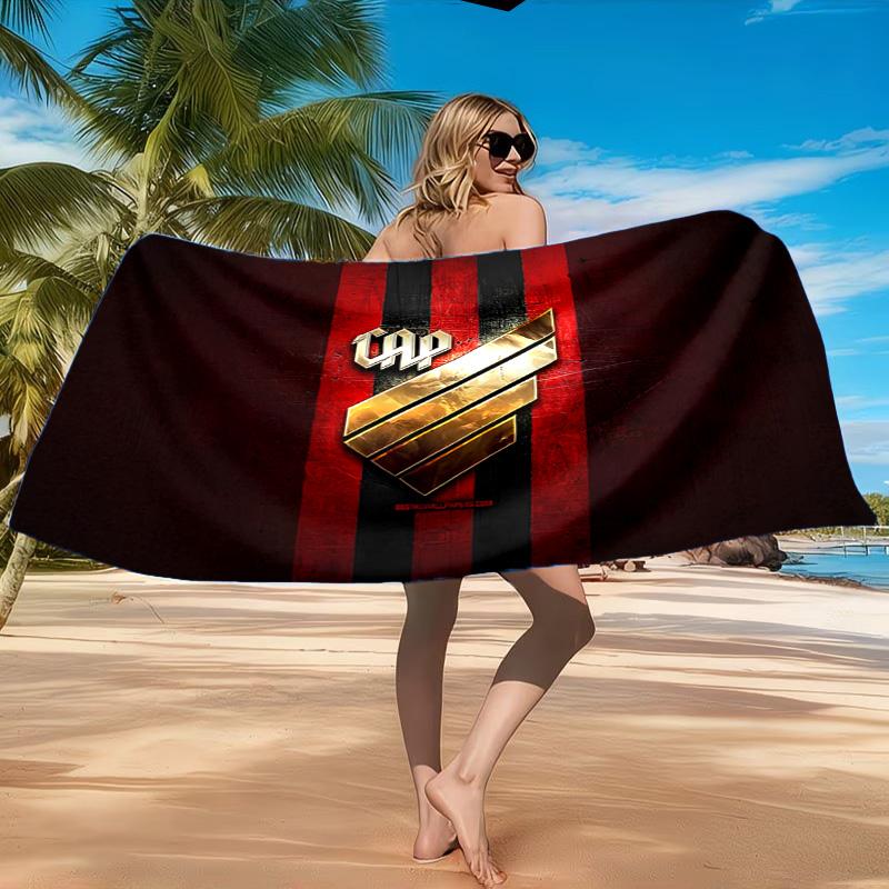 Athletico Football Club Printed Microfiber Beach Towel, Soft And Absorbent, Quick-Dry, Ideal for Summer Travel, Beach Essential, Swimming Pool