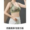 Women Front Closure Wirefree Ultra Thin Vest Bra For Middle Aged Women