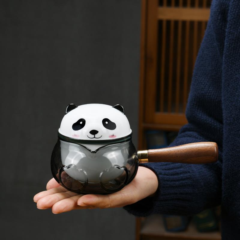 Panda Ceramic Tea Set Outdoor Portable Travel Tea Set Three Cups Express Portable Set Business Creative Portable