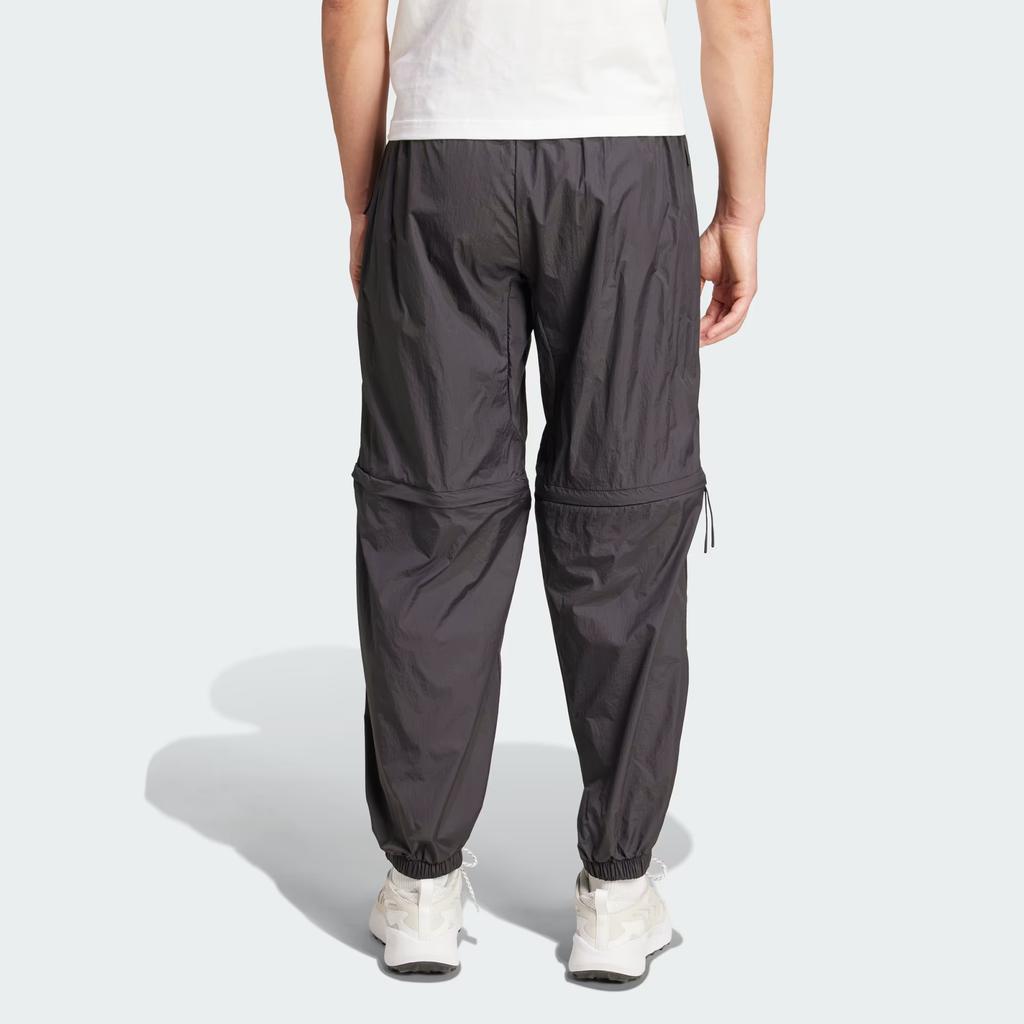 Adidas City Escape Premium Zip-Off Sportswear Loose Cargo Pants Men Bottoms Black JF3263