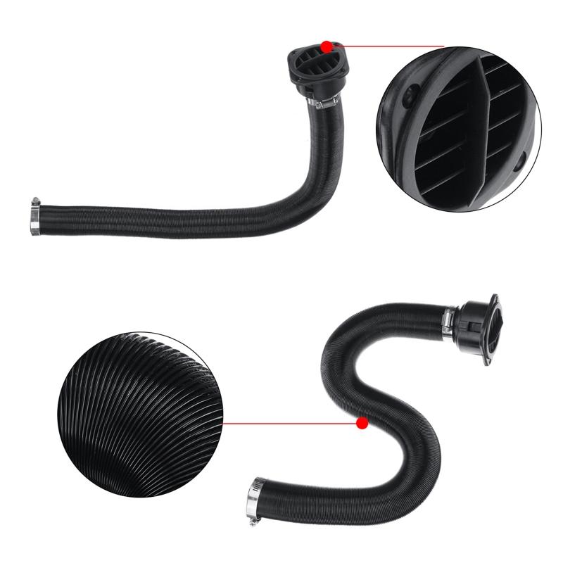 Car Parking Heater Ducting Pipe+Air Vent Outlet Hose Tube Connector Hose Clips