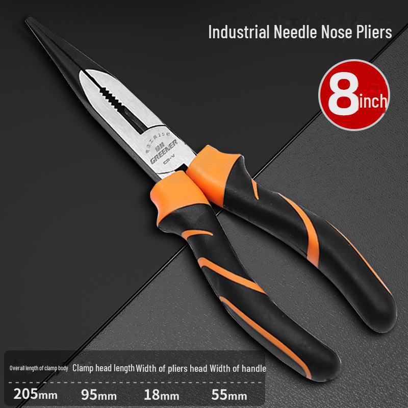 Green Forest 8-Inch Multi-Function Wire Cutters & Pliers – Industrial-Grade Hand Tool for Electricians