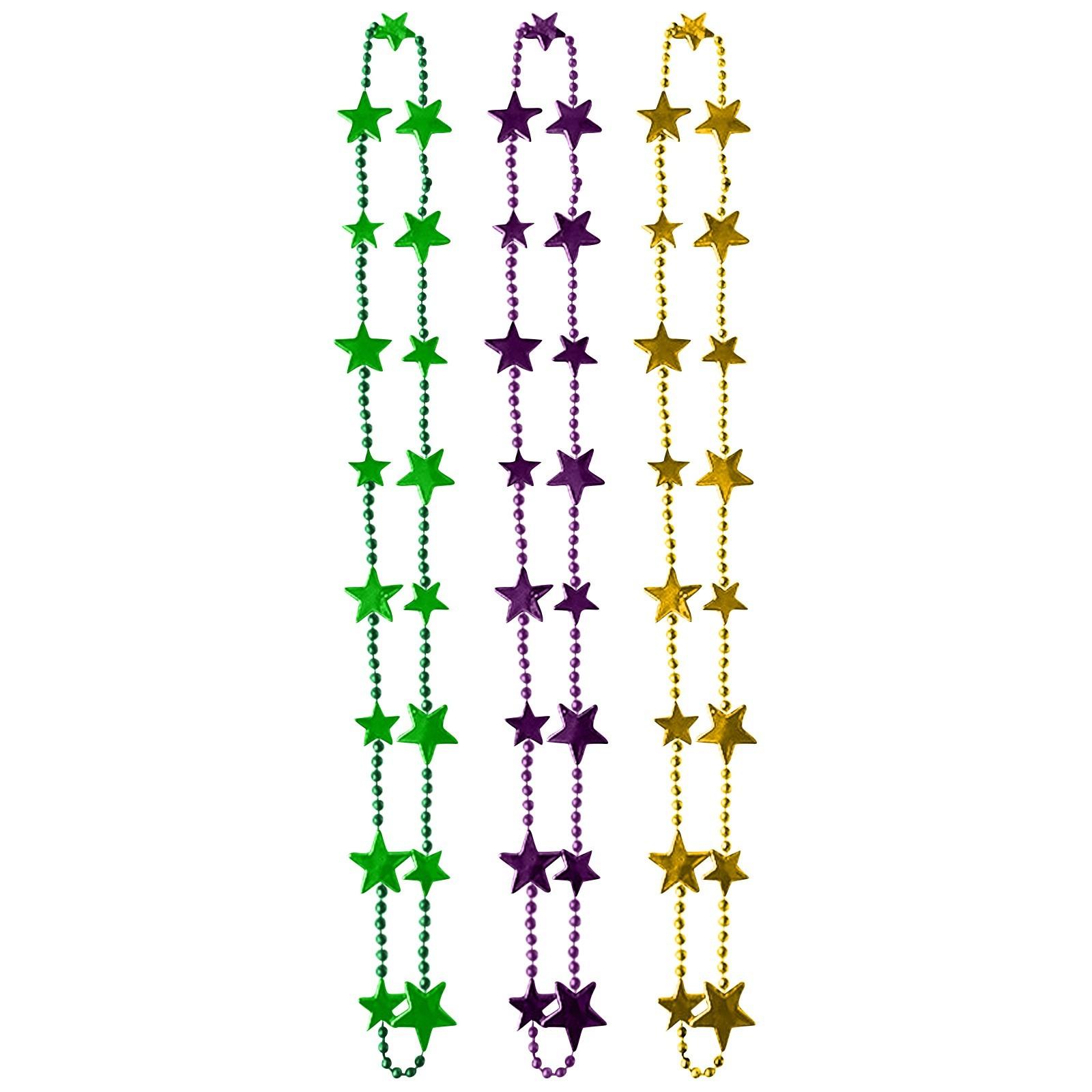 Party Plastic Bead Chain Necklace Colorful Bead Chain