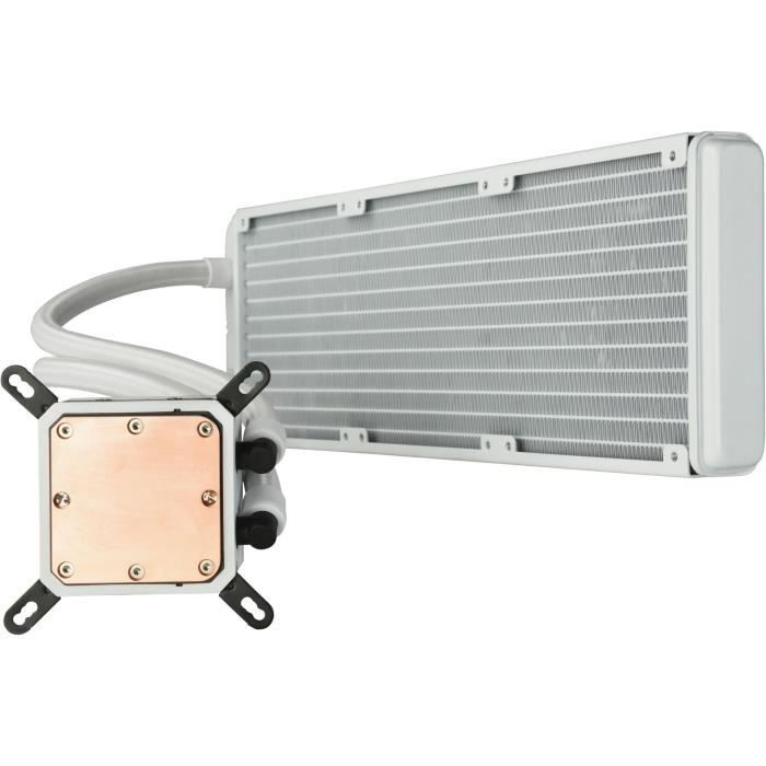 Enermax ventilateur processeur liqmax iii argb 360 - blanc