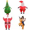 Weihnachtsmann Aufblasbares Rentier Kostüm zum Aufsitzen für Party Events