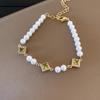 French Retro Pearl Beaded Bracelet - Elegant, Versatile Fashion Jewelry for Women