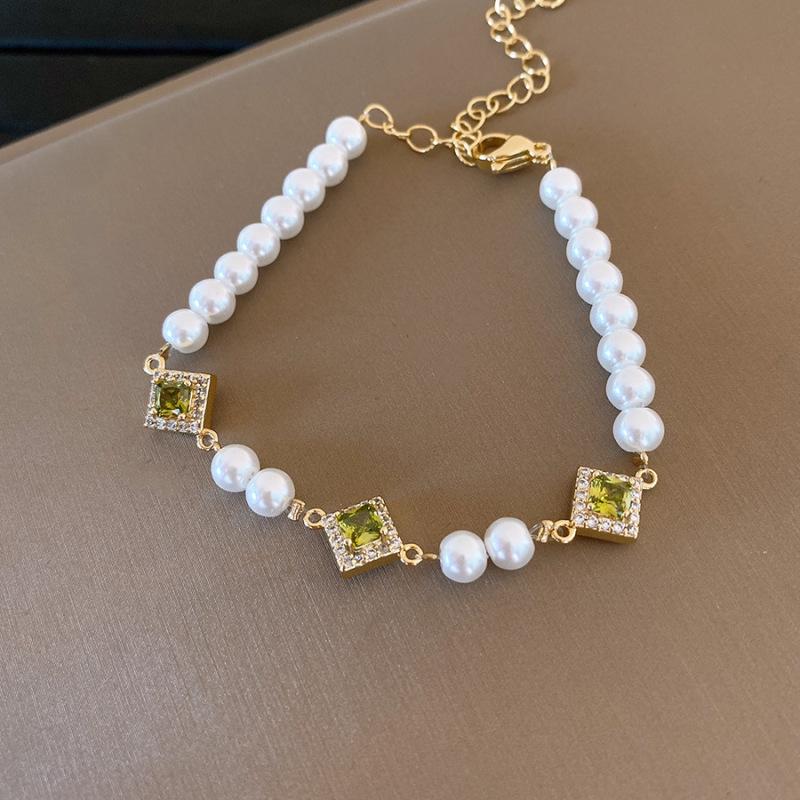 French Retro Pearl Beaded Bracelet - Elegant, Versatile Fashion Jewelry for Women