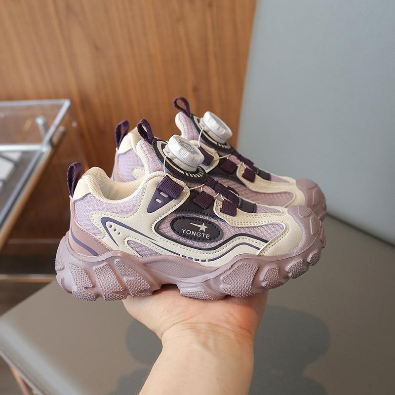 

Мальчиковые спортивные туфли 2025 осень новые спортивные пляжные детские туфли на мягкой подошве нескользящие модные туфли с закрытым носком для мальчиков 27