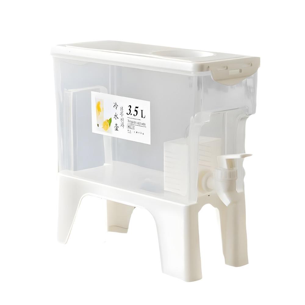 

Heat-resistant 3.5L Faucet Drink Dispenser With Stand Fruit Tea Tank Tea Kettle Parties 3.5 L