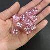 Mini Set de Dés Transparent Clair 12 mm - 16 Couleurs Petite Taille Pour Jeux de Société et JDR