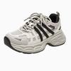 Retro Niche Thick-soled Dad Shoes for Women's 2025 Spring New Models Increase In Height, Versatile and Lightweight Casual Sports Shoes Show Small Feet