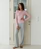 38 Come On Common Rib Knit Pants (Melange Gray)