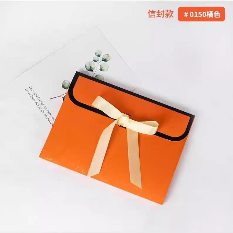 High-end silk scarf [gift box gift bag] scarf shawl gift box bow envelope. for 53cm and 65cm items, choose this