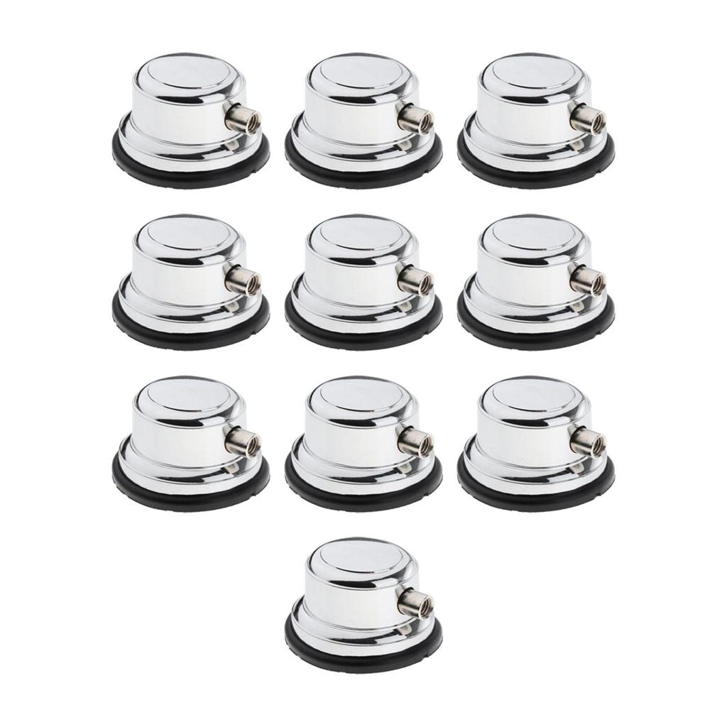 Drum Lugs Single End, Lightweight, Jazz Drum Instrument Percussion Accessories, Metal Drum Ears with Skin Pads