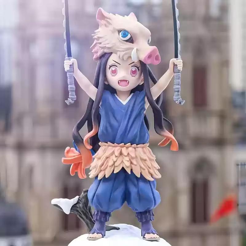 

In Stock 20cm Anime Demon Slayer Figure Kamado Nezuko Midouzi Cos Lnosuke Kimetsu Figurine PVC Decoration Statue Model Toys Gift