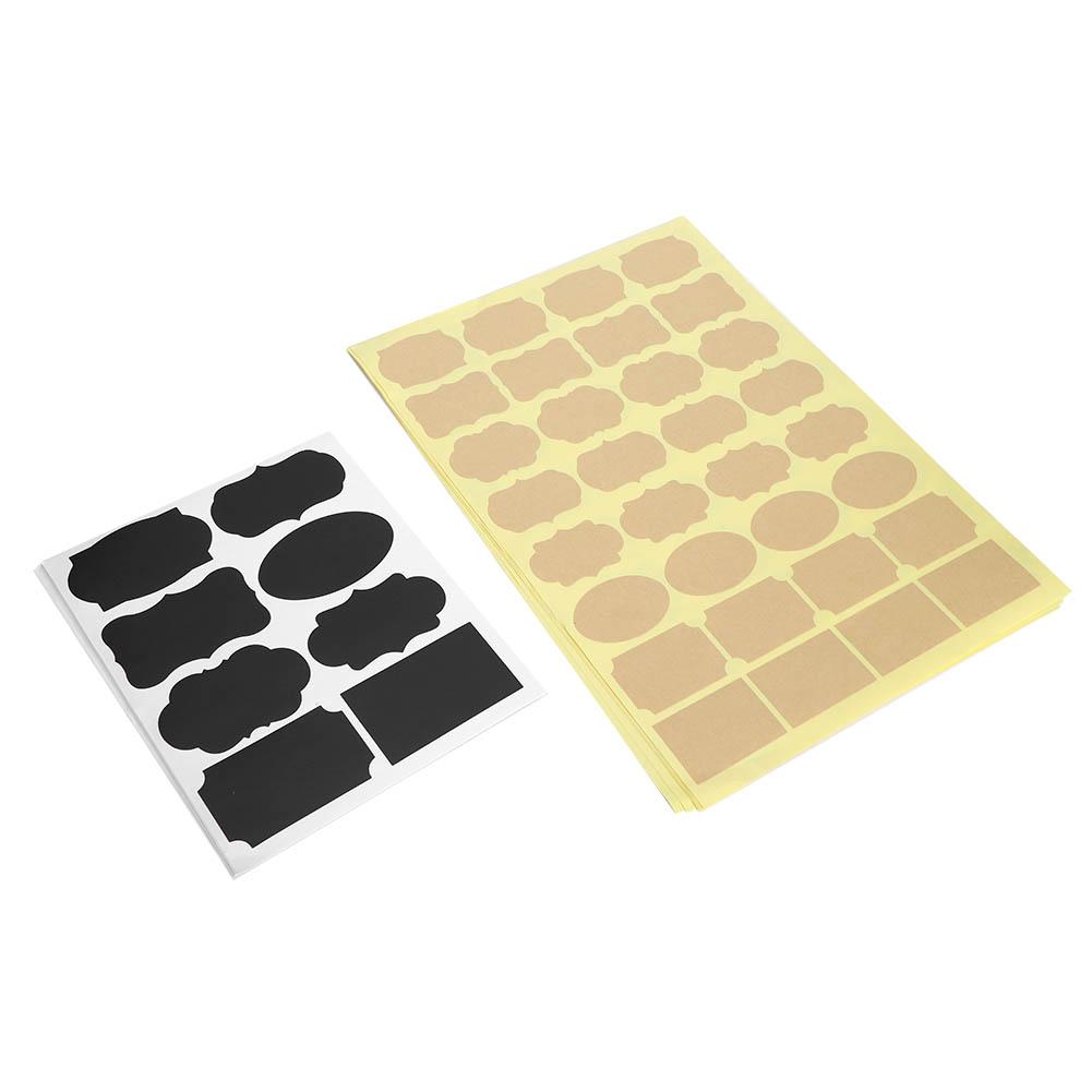 328pcs Chalkboard Label Stickers Adhesive Waterproof Sticker for Flower Pot Storage Jar