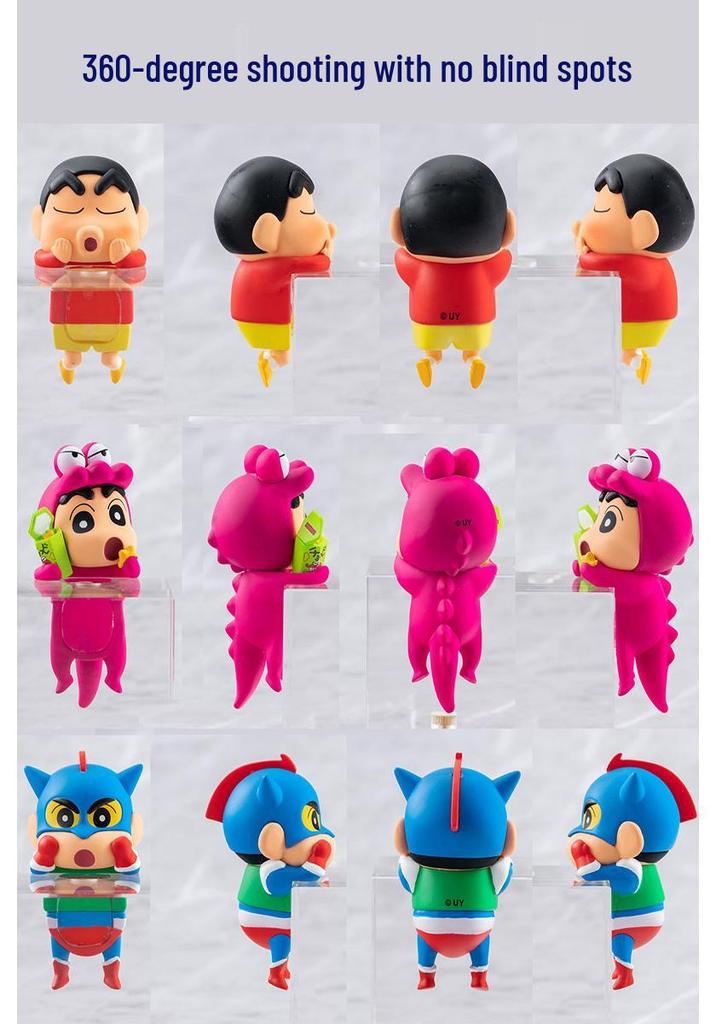 Crayon Shin-chan Trendy Toy Car Ornament & Phone Screen Decoration Figure