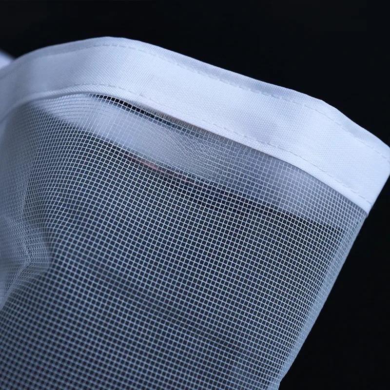 Magnetic Door Screen White Mosquito Net Customized Size Summer Insect Automatic Closing Suitable for Large Sliding Glass