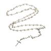 Rosary Beads Crosses Necklace Catholic Rosary Necklace with Crucifix Chalice First Communion Christian Gift