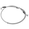 Motoforti Motorcycle Brake Clutch Universal Hose Line Pipe Hydraulic Reinforced Stainless Steel Braided Silver Tone 90cm Length