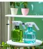 3L White Flower Pot Tray with Sprayer for Balcony Gardening and Disinfection