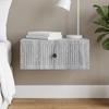 Nightstand Grey Sonoma 49 x 34.5 x 20 cm Engineered Wood