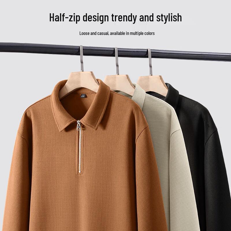 Jeanswest Men's Waffle Knit Pullover Sweatshirt