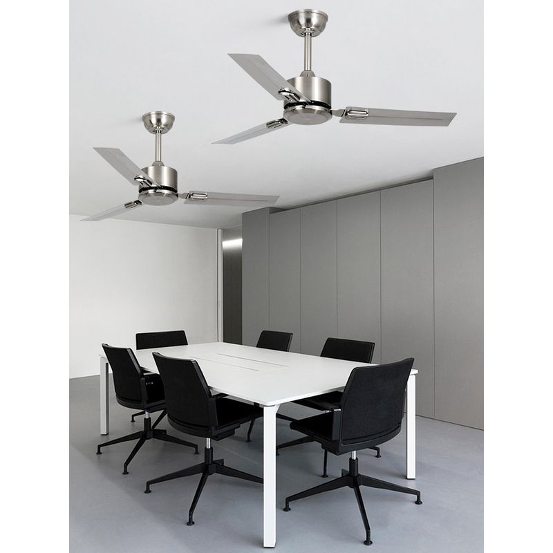 Five-Leaf Stainless Steel Restaurant without Light Commercial Ceiling Fan