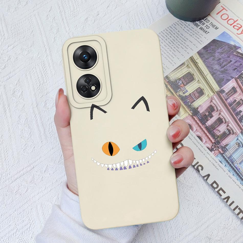 Per Custodia Telefono Oppo Reno 8T 8Z Cuore Amore Protezione Fotocamera Morbido Silicone Liquido Copertura Posteriore Per OPPO Reno8T 4G 5G 8 Lite Guscio