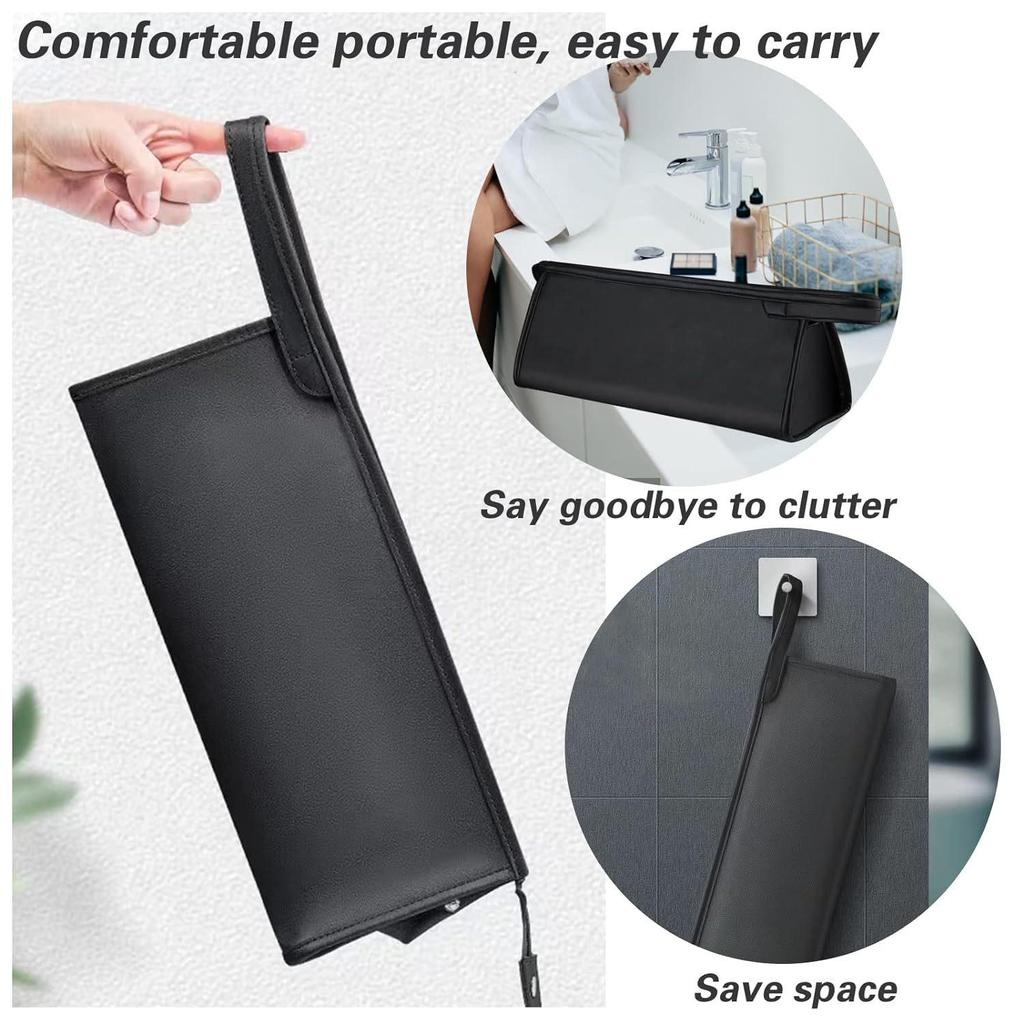 Dyson Hair Dryer & Curling Iron Travel Storage Bag with Dividers, Anti-Scratch Protection for Accessories