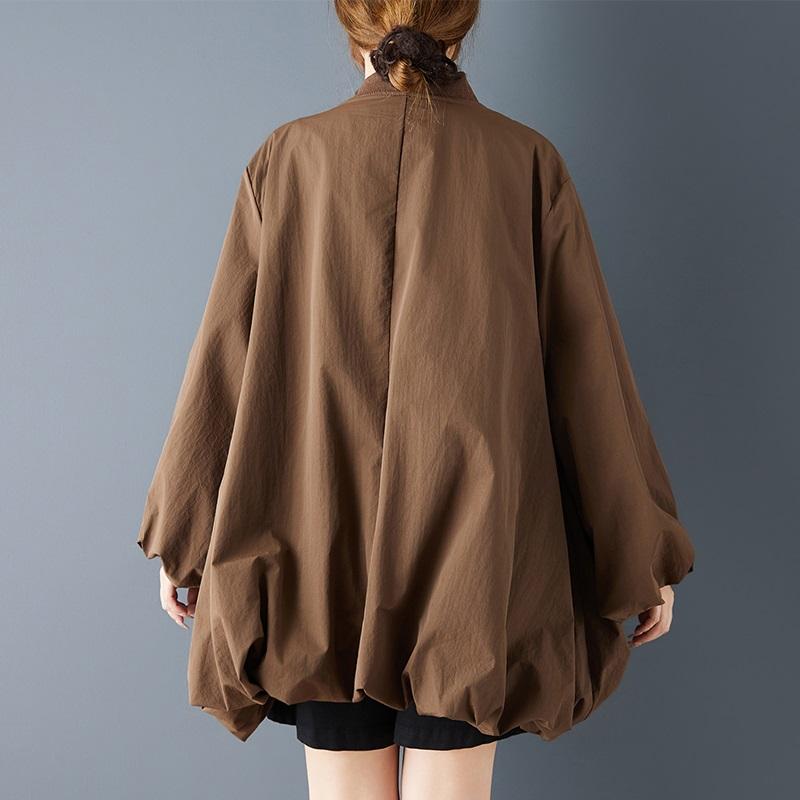 plus size vintage jackets for women causal loose spring autumn Jacket Coat Outerwear