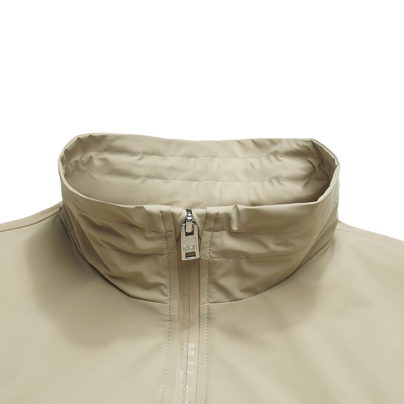 FILA Milano Series Simple Personality Trendy Fashion Classic Retro Casual Versatile Comfortable Loose Woven Jacket Women jackets F11W615704FMK