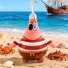 Spongebob Squarepant Patrick Star Plush Toy With Pirate Style Design For Kids Gift And Collectible