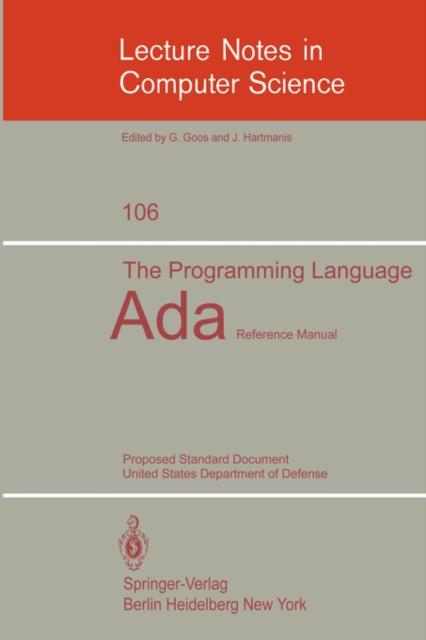 Kniha The Programming Language Ada : Reference Manual. Proposed Standard Document United States Department of Defense : 106