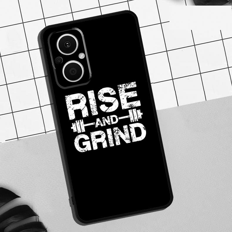 Motivational Gym Fitness Case For OPPO Reno 13 12 11 F 8T 7 8 10 Pro OPPO Find X8 Pro X6 Pro X3 X5 Lite Cover Coque