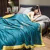 Summer Ice Silk Quilt Thin Section Air Conditioning Blanket Single Double Queen Size Bedding Set With Pillowcase