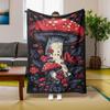 1PC Throw Fantasy Mushroom Flannel Blanket Forest Mushroom arts Bohemia style Soft thin Blankets for Home Car Camping Nap Picnic