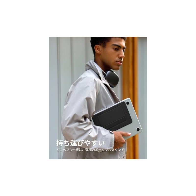 MOFT [Official Direct Store] Laptop Stand for MacBook, Portable, Foldable, Ultra-thin, Lightweight, Stable, 15° & 25° Two-Stage Adjustment