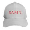 Kendrick Lamar Damn Baseball Cap Cotton Twill Breathable Contrast Two Tone Brim Snapback Flat Bill
