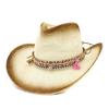 Straw Cowboy HAT Outback Western Mens Womens Cowboy  Hat